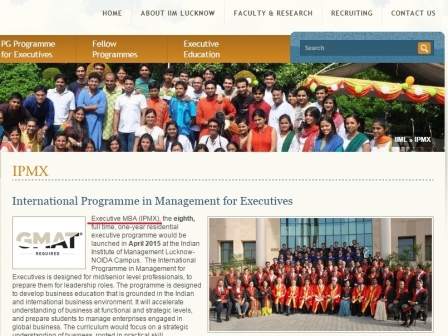 IIM L hides the fact that its One Year MBA is accredited as a Full Time MBA and its two-year course as an MBM by AMBA