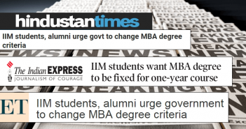 iim-students-oneyearmba-co-in-petition-demanding-mba-status-exclusively-for-one-year-mba-makes-news-nationwide