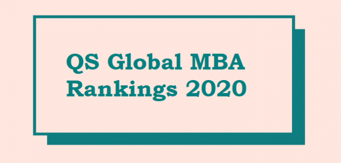 INSEAD Tops QS Global MBA Rankings Europe 2020
