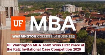 UF Warrington MBA Team Wins First Place at the Katz Invitational Case Competition 2020