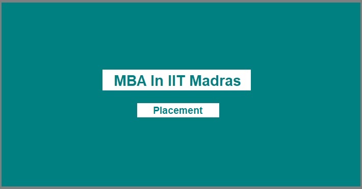 indian institute of technology iit madras placement cell
